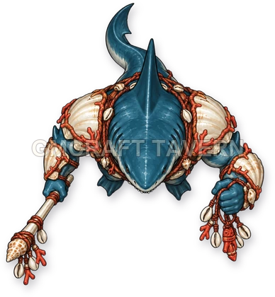 Hostile Charm Caster 01 top-down token preview
