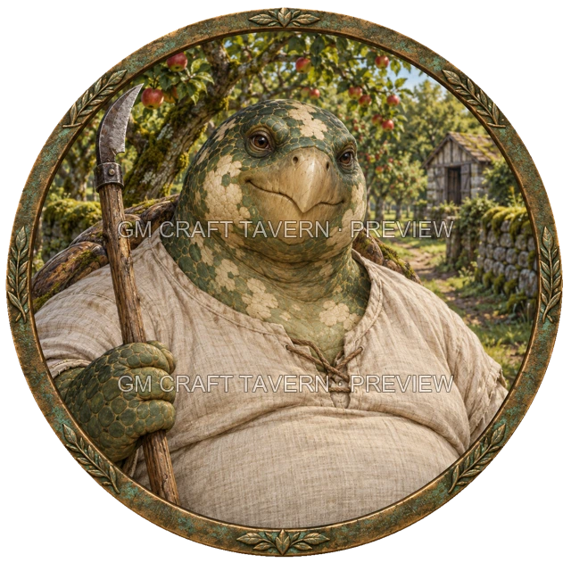 Aperçu du token vu du dessus de Besha Reedvale - Druide