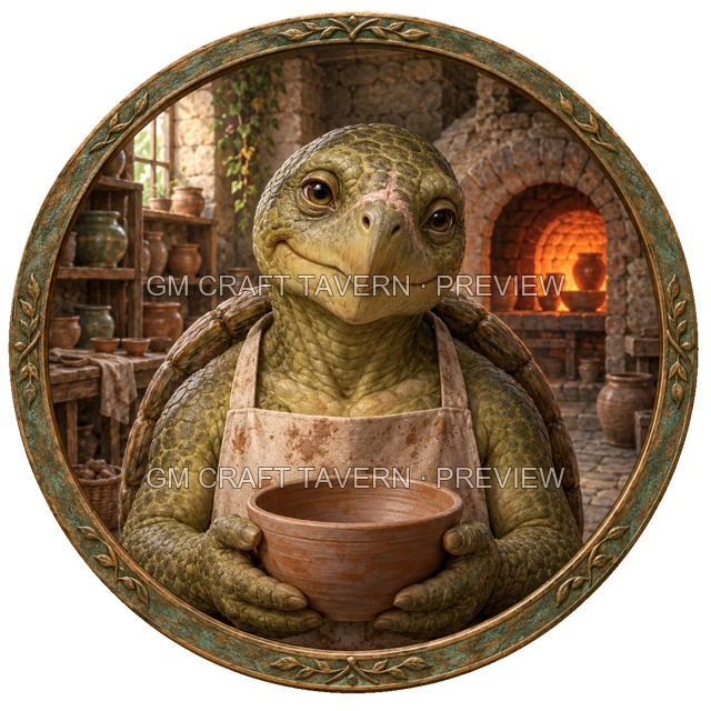 Besha Oakbend - aperçu de token d’artisan vu du dessus
