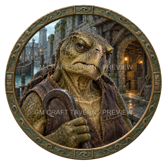 Urdan Hillward - aperçu de token de marin vu du dessus