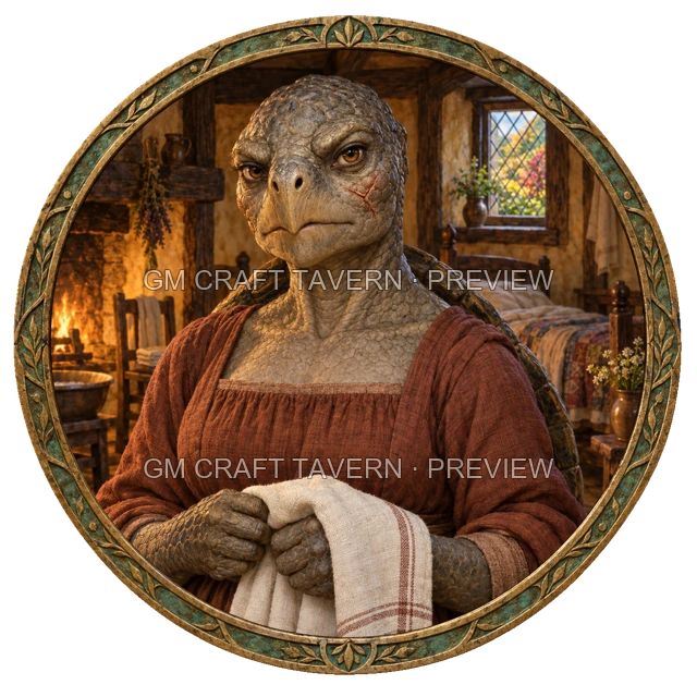 Durg Deepgrove - aperçu de token de guérisseur vu du dessus