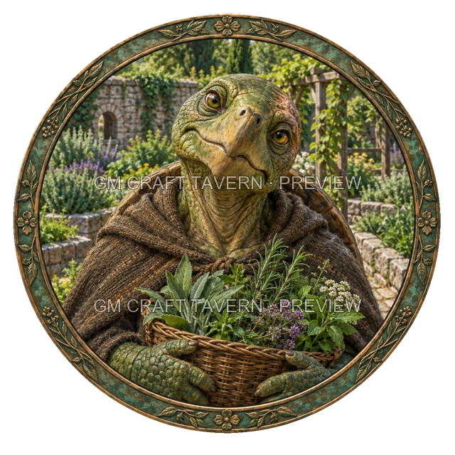 Morga Deepgrove - aperçu de token de guérisseur vu du dessus