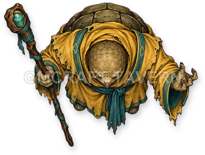 097 · Enemy 18 - Undead Mage top-down token preview