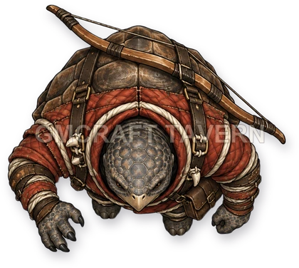 105 · Enemy 26 - Beast Poacher top-down token preview