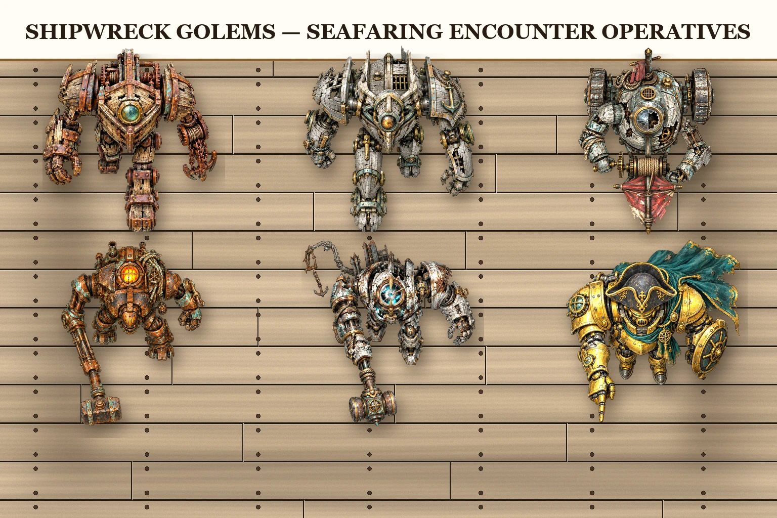 Shipwreck Golems product preview 1