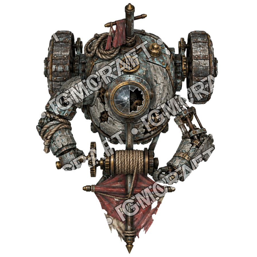 Pirate Ocean 0408 Reel Automaton Broken Lens Topdown Token top-down token preview