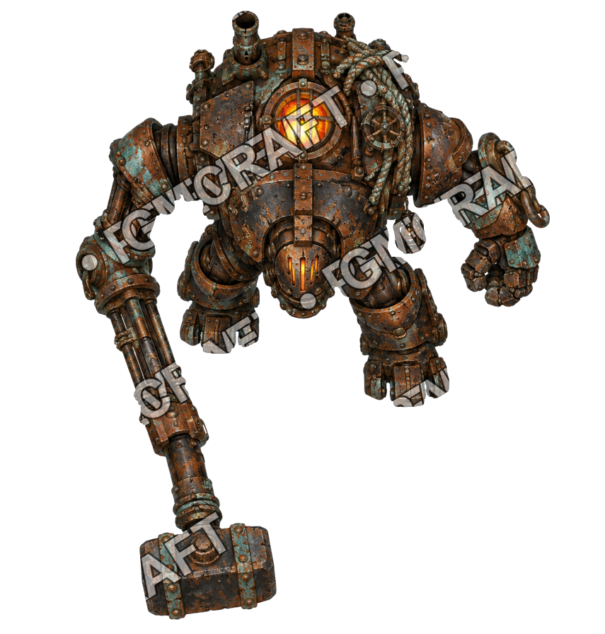Pirate Ocean 0413 Gale Blacksmith Rust Lens Topdown Token top-down token preview