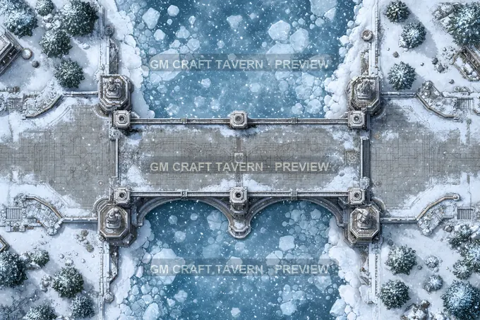 Grand Twin Arch Imperial Bridge battlemap preview