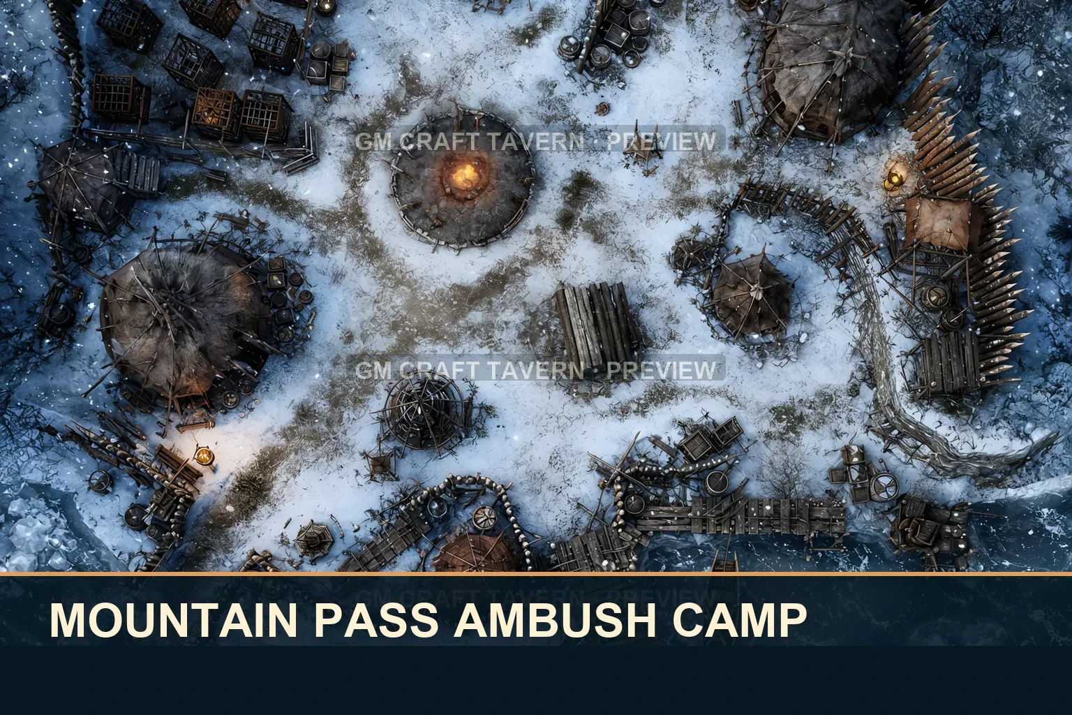 Snowy Orc & Goblin Camps product preview 3