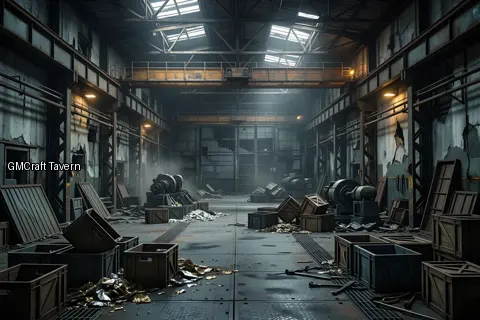 Abandonned rooms-wrecks 4 spaceship interior preview