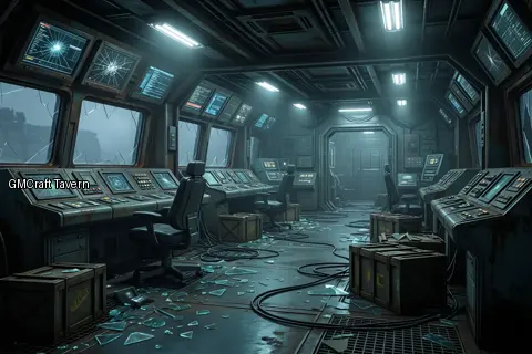 Abandonned rooms-wrecks 34 spaceship interior preview