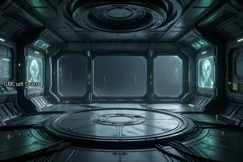Abandonned rooms-wrecks 44 spaceship interior preview