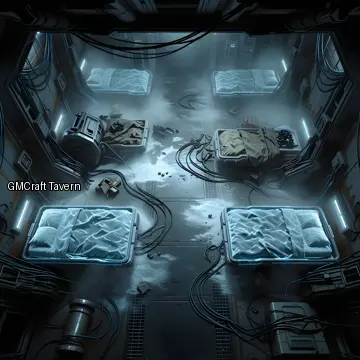 Abandonned rooms-wrecks 77 spaceship interior preview