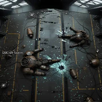Abandonned rooms-wrecks 86 spaceship interior preview