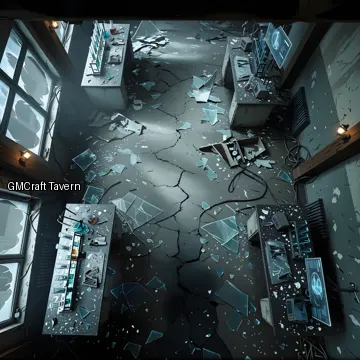 Abandonned rooms-wrecks 98 spaceship interior preview