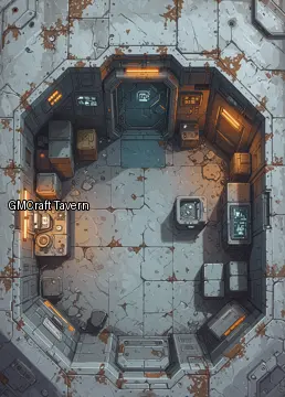 Abandonned rooms-wrecks 149 spaceship interior preview