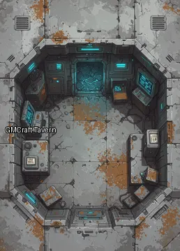 Abandonned rooms-wrecks 182 spaceship interior preview