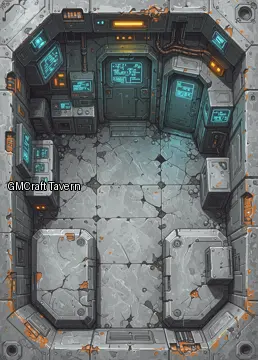Abandonned rooms-wrecks 197 spaceship interior preview