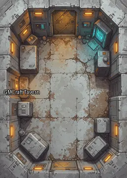 Abandonned rooms-wrecks 200 spaceship interior preview