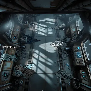 Abandonned rooms-wrecks 226 spaceship interior preview