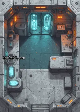 Bio 357 spaceship interior preview