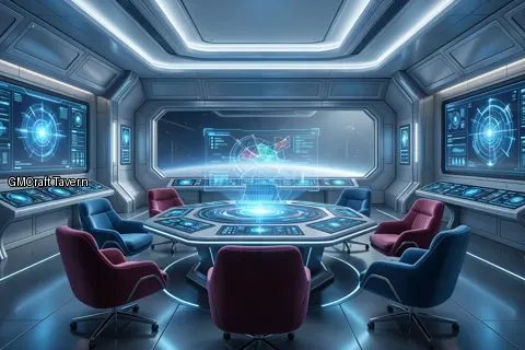 Briefing rooms 478 spaceship interior preview