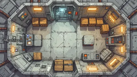 Cargo 486 spaceship interior preview