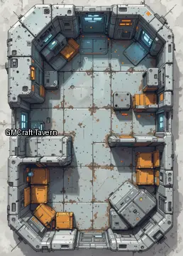 Cargo 494 spaceship interior preview