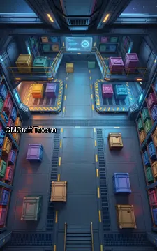 Hangar-Cargo 793 spaceship interior preview