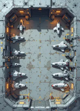 Hangar-Cargo 844 spaceship interior preview