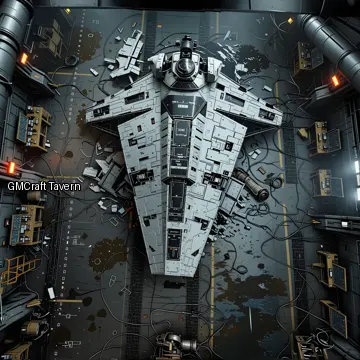 Hangar-Cargo 865 spaceship interior preview