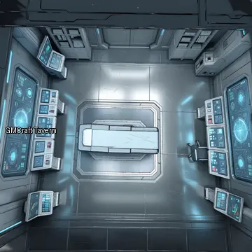 Medic 964 spaceship interior preview