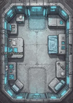 Medic 975 spaceship interior preview