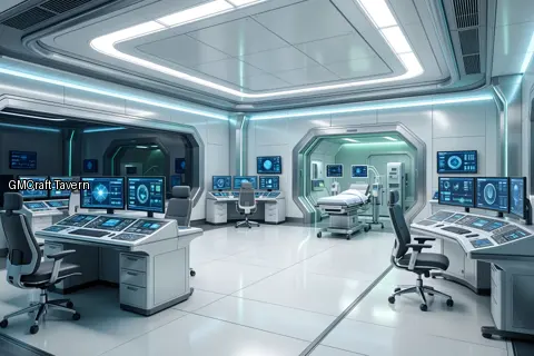 Medic 990 spaceship interior preview