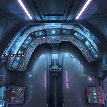 Navigation console 1027 spaceship interior preview