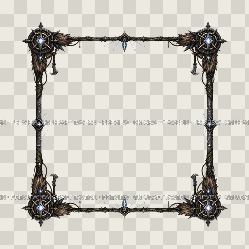 Border 13 top-down token preview