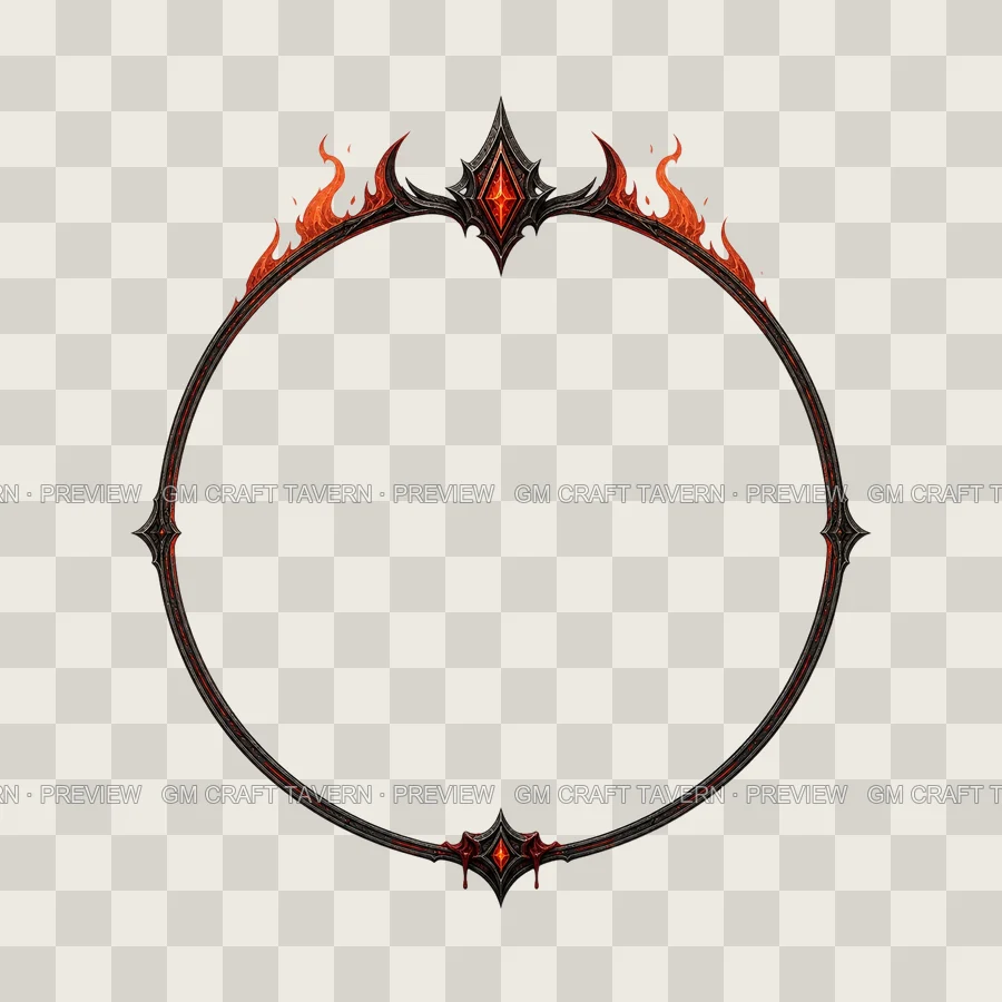 Fire Genasi Borders product preview 1