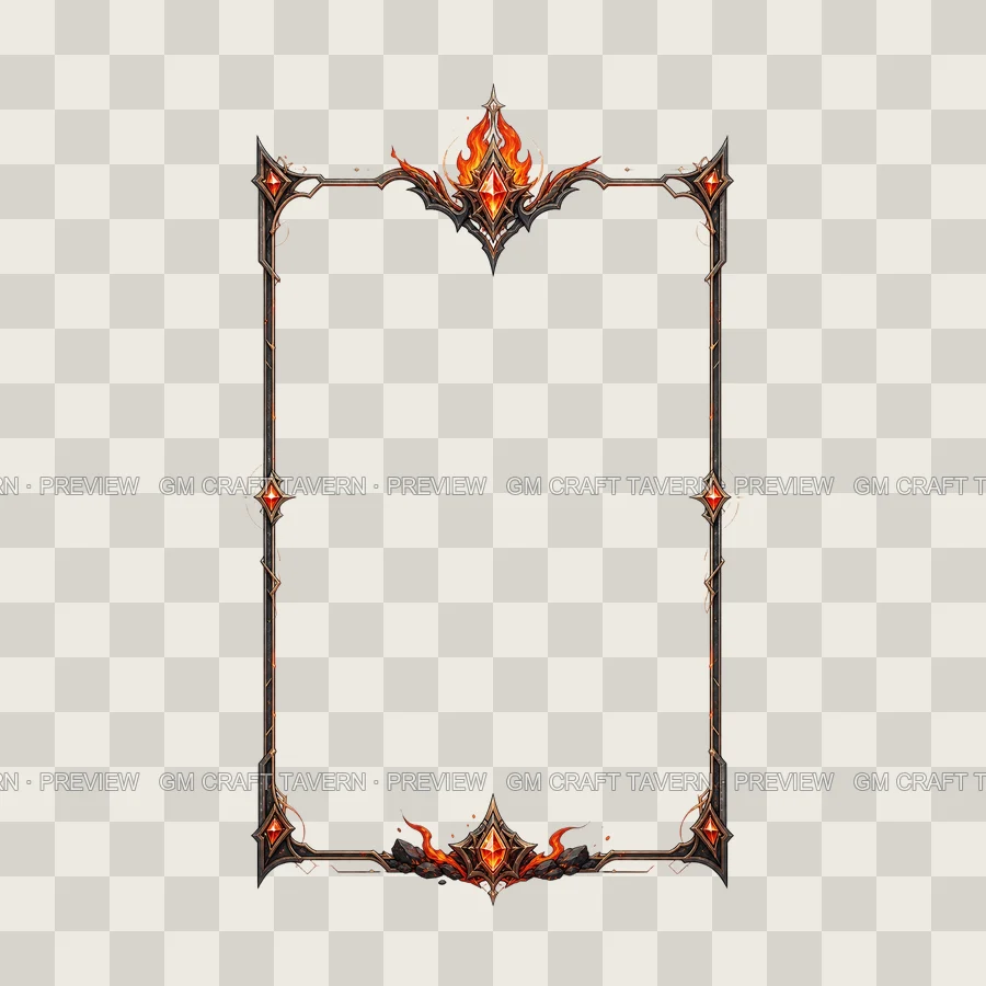 Fire Genasi Borders product preview 2