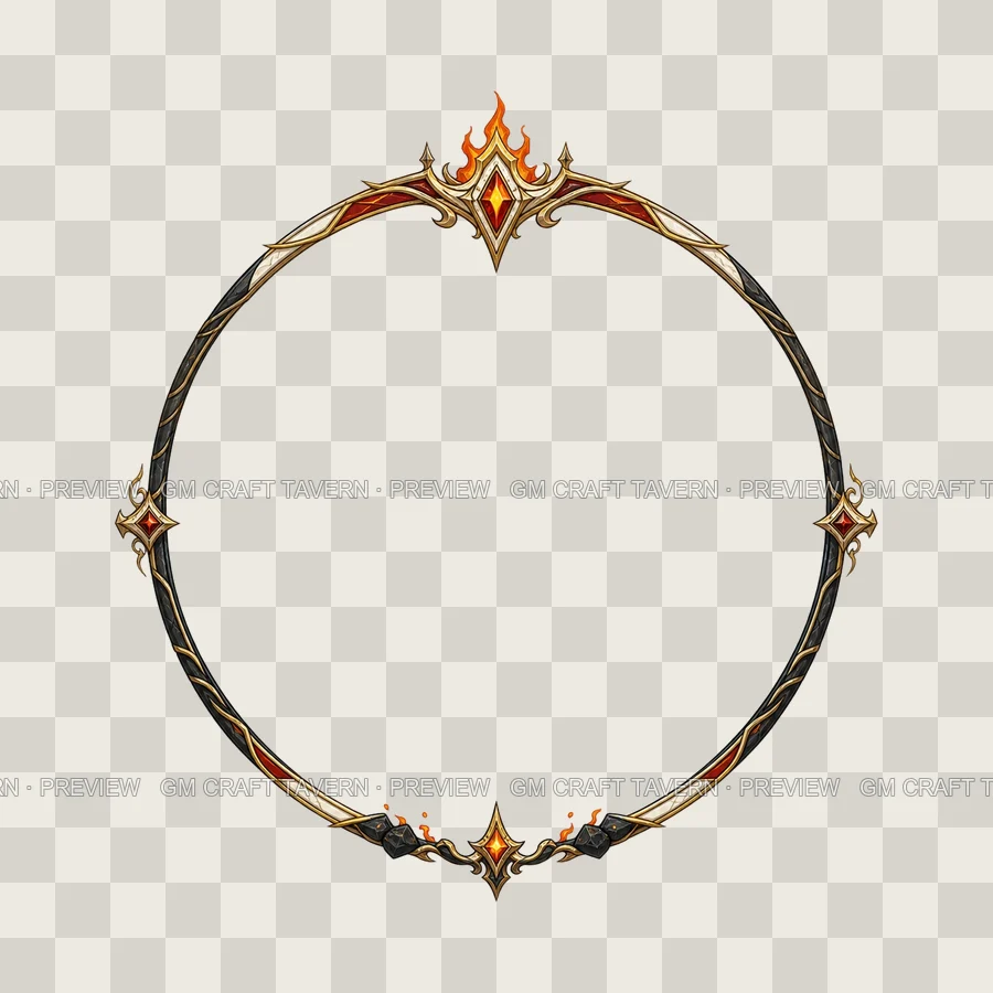 Fire Genasi Borders product preview 4