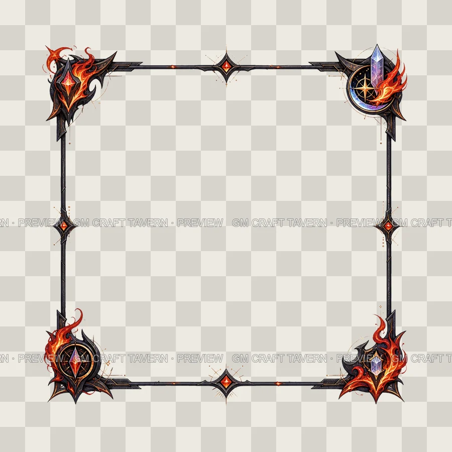 Fire Genasi Borders product preview 5