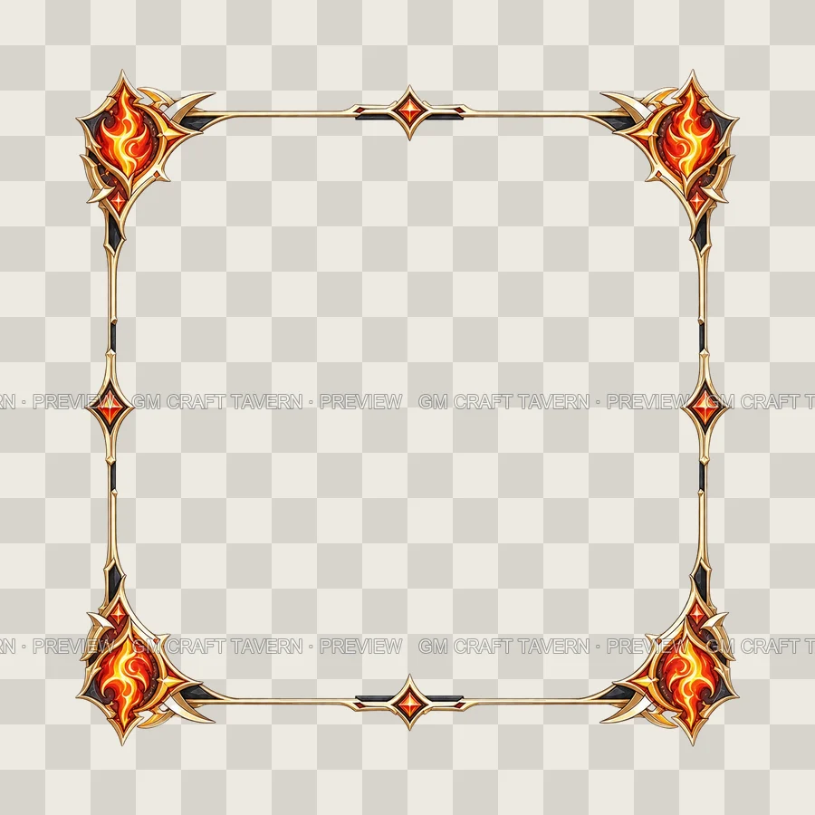 Fire Genasi Borders product preview 6