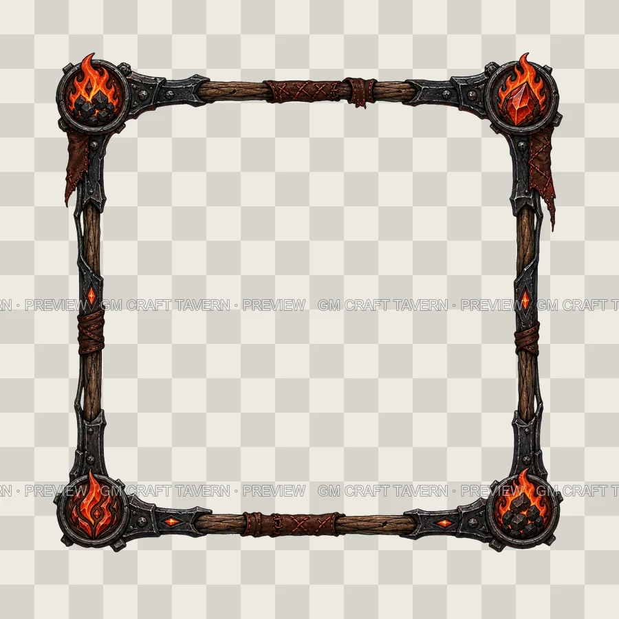 Fire Genasi Borders product preview 7