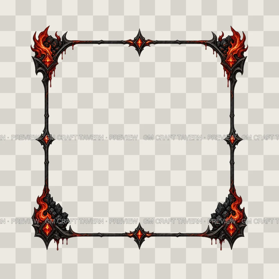 Fire Genasi Borders product preview 10