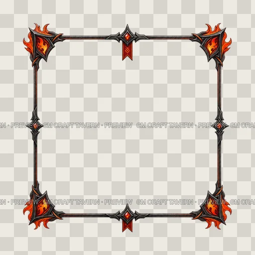 Border 11 top-down token preview