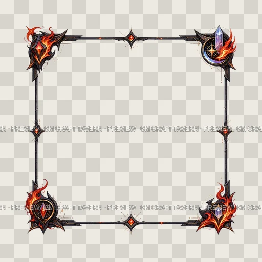 Border 13 top-down token preview
