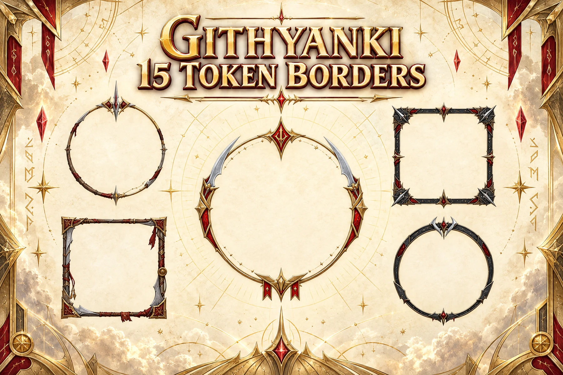 15 Githyanki Token Borders