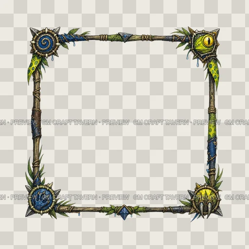 Border 12 top-down token preview