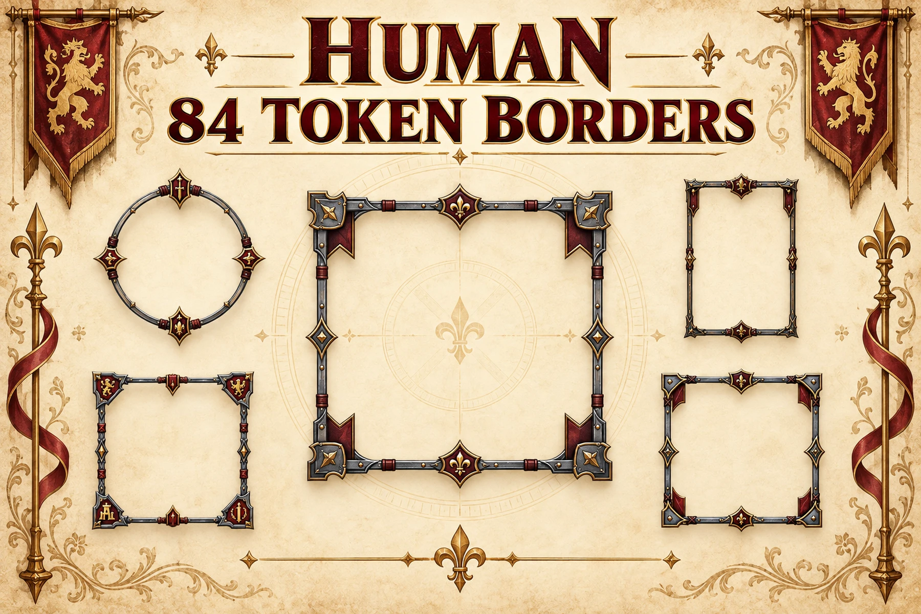 84 Human Token Borders