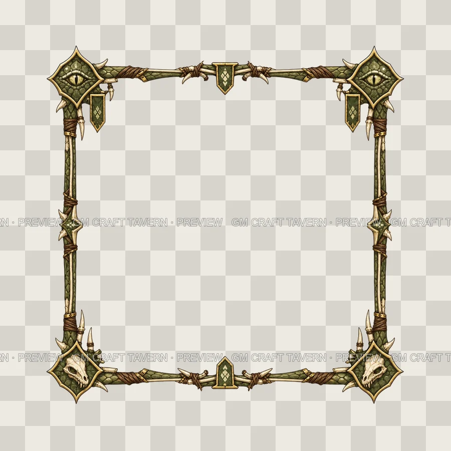 Lizardfolk Borders product preview 1