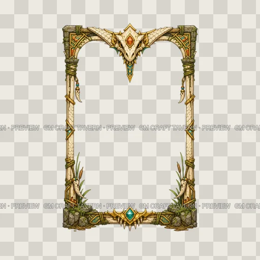 Border 05 top-down token preview